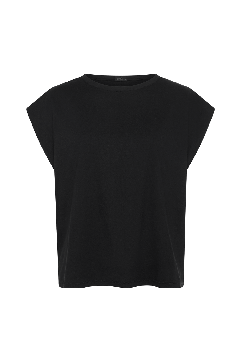 nuuds muscle tee – jersey knit fabric womens cotton t-shirts basic tees tops for women