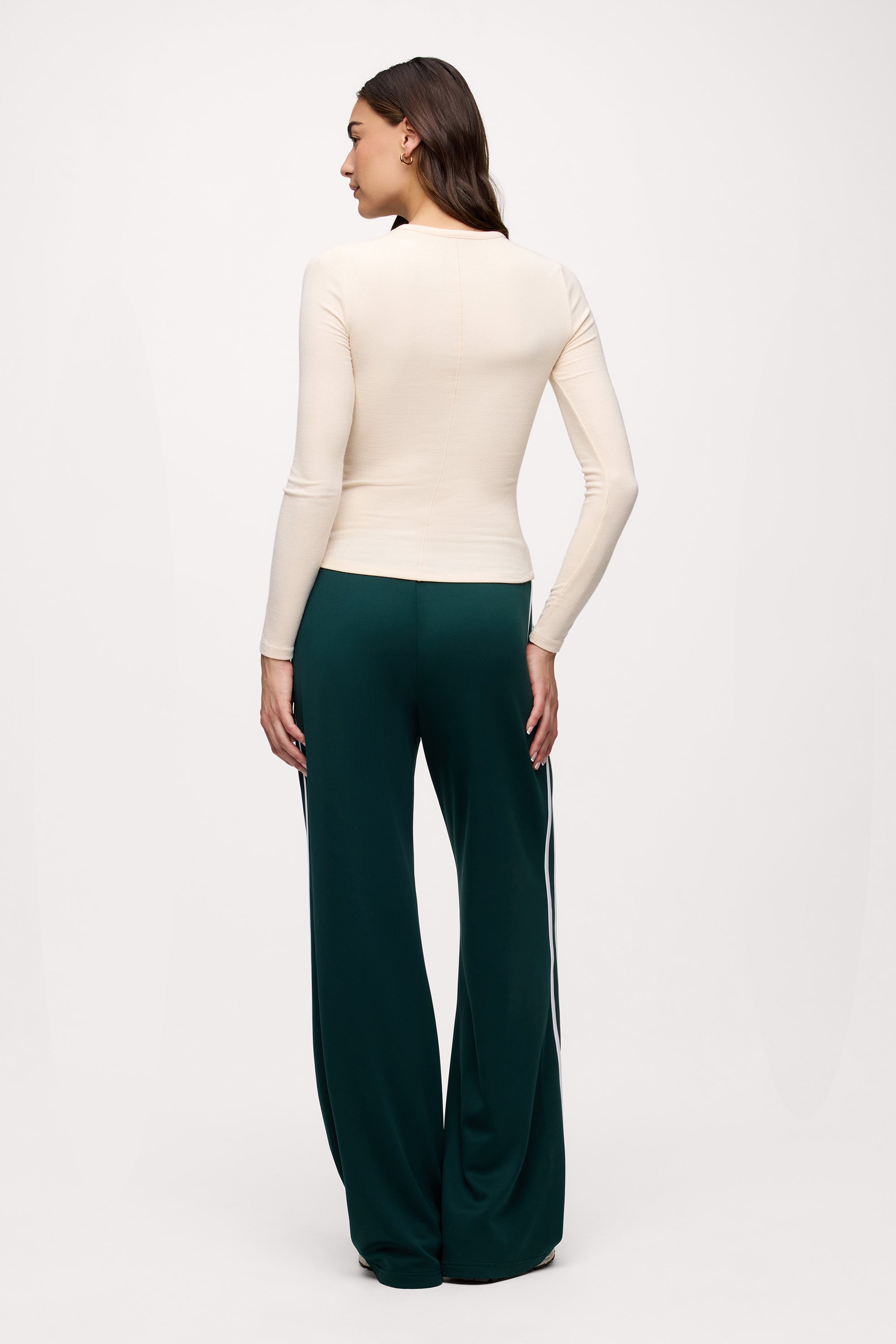 Slinky Rib Long Sleeve Shirt