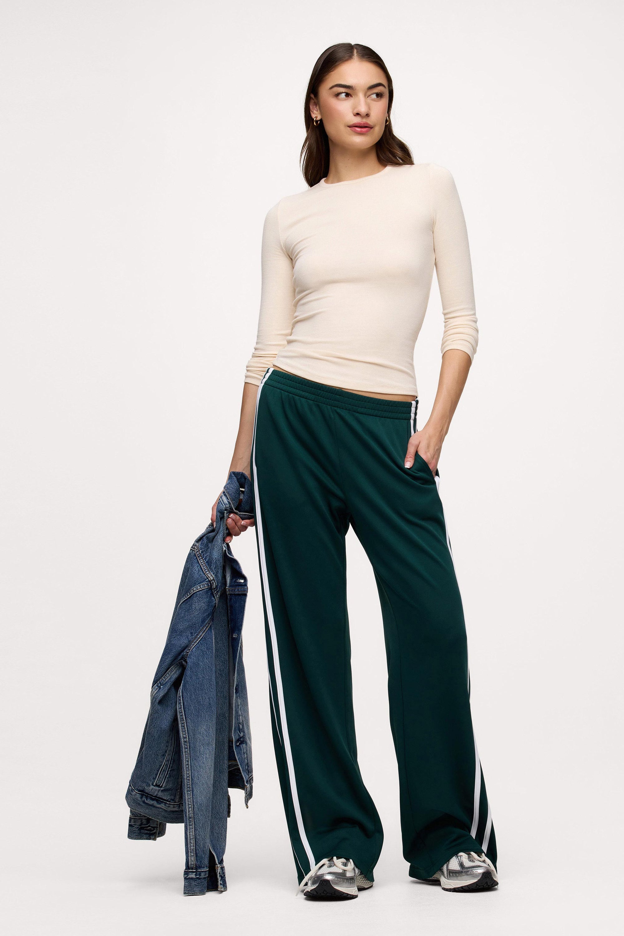 Slinky Rib Long Sleeve Shirt