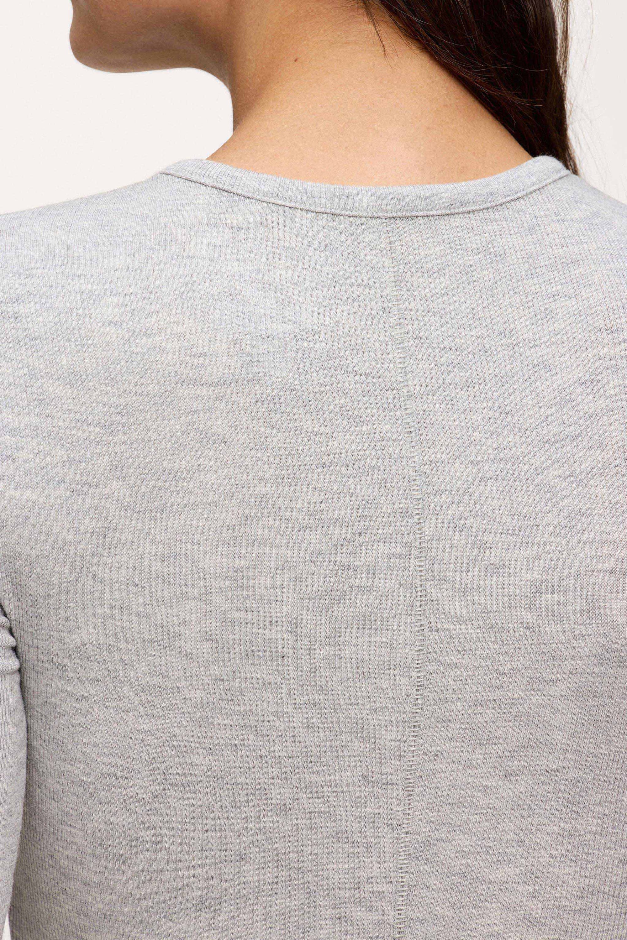 Slinky Rib Long Sleeve Shirt