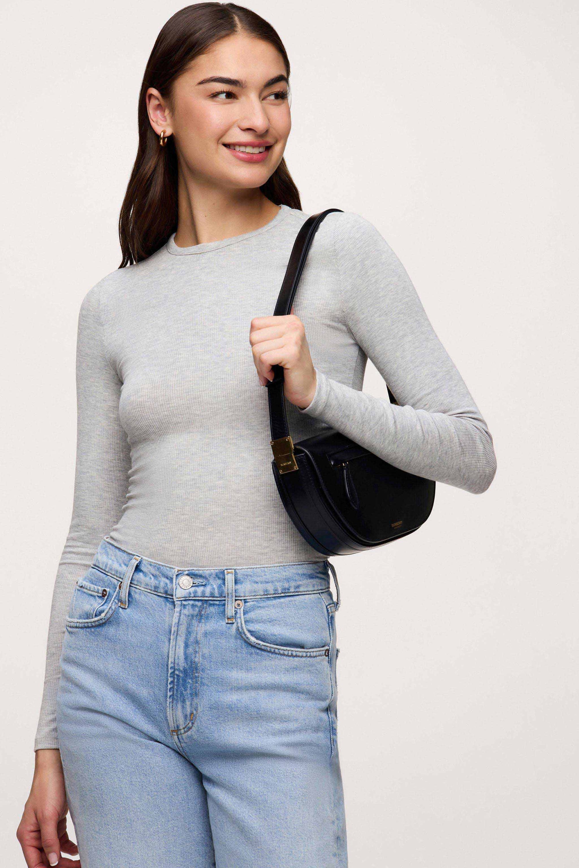 Slinky Rib Long Sleeve Shirt