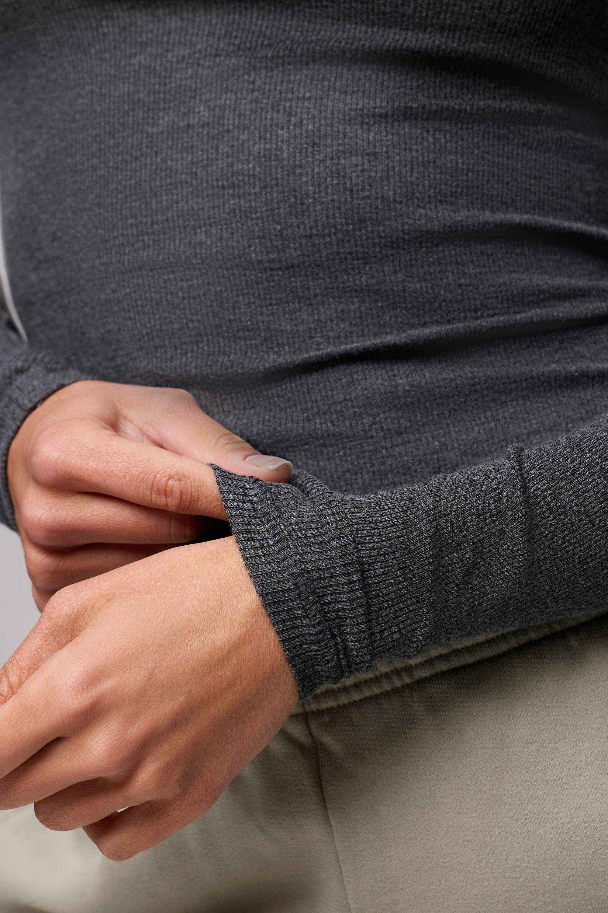 Slinky Rib Long Sleeve Shirt