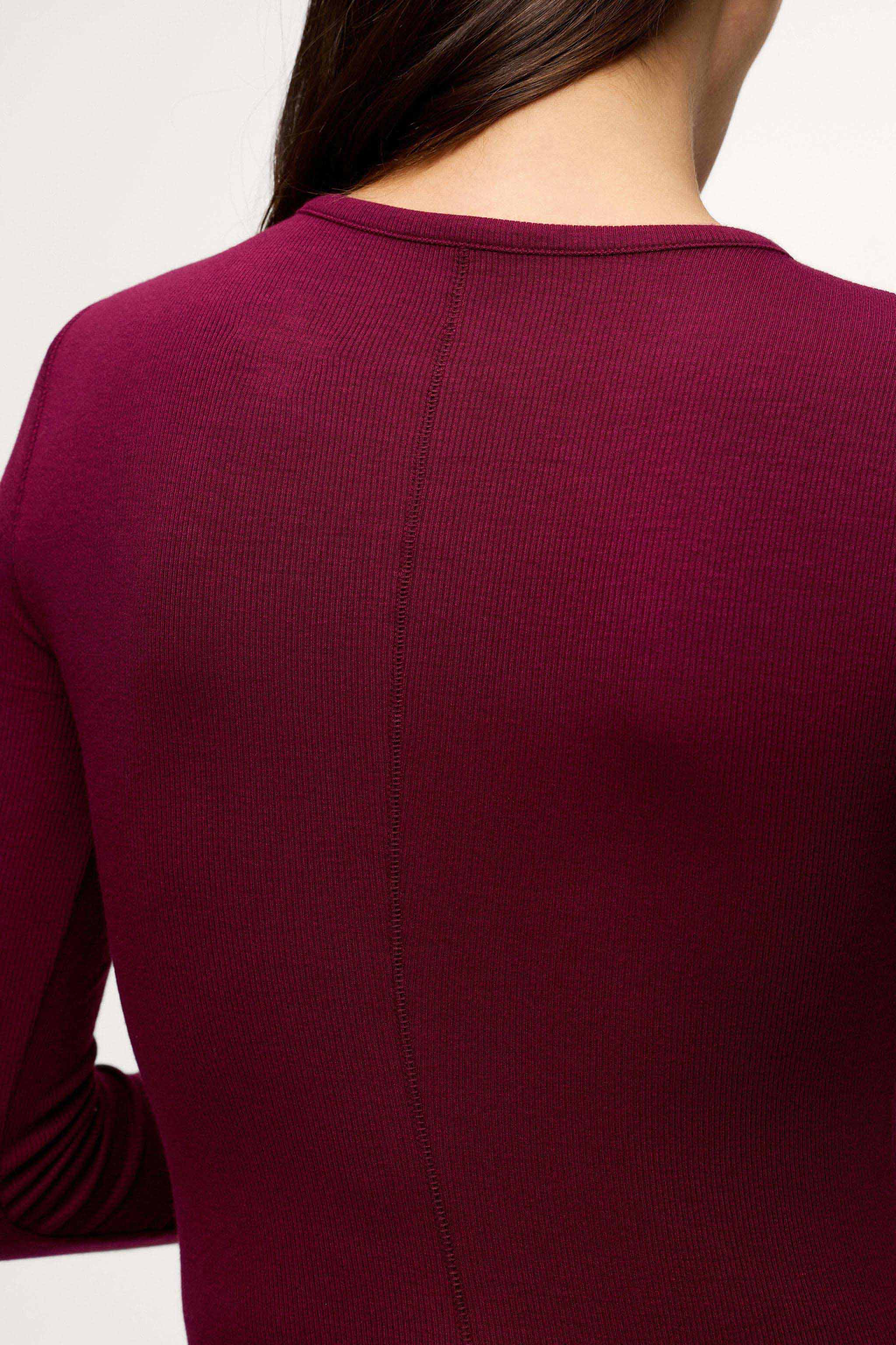 Slinky Rib Long Sleeve Shirt