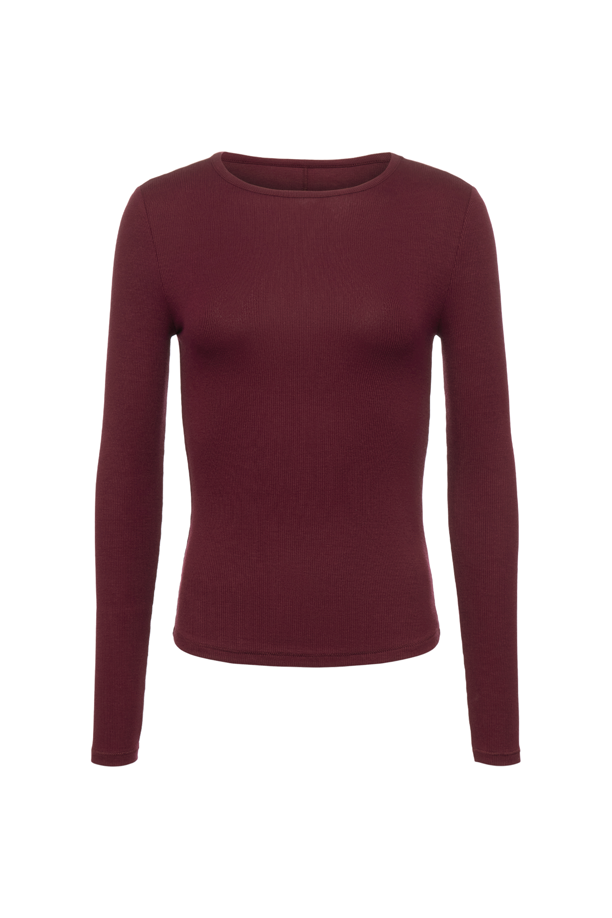 Slinky Rib Long Sleeve Shirt