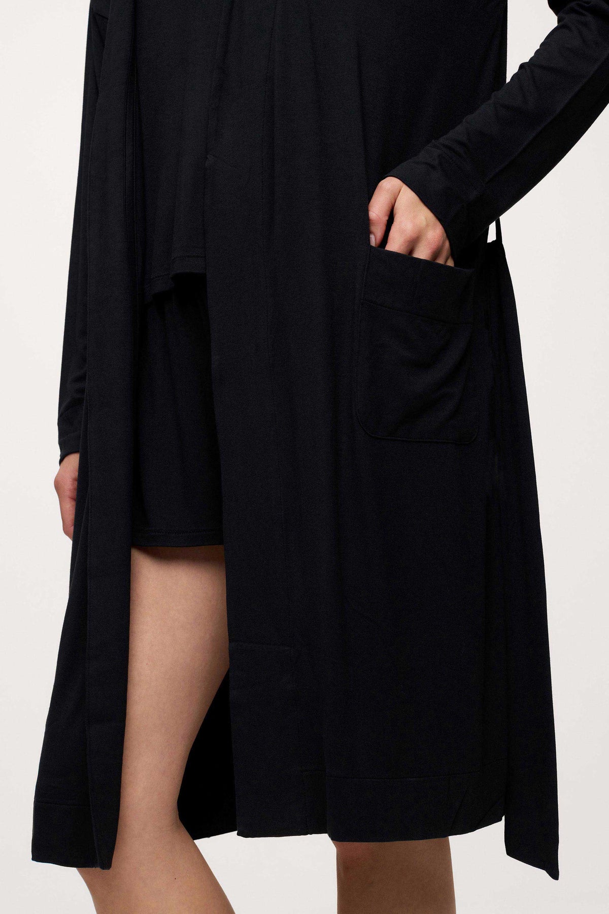 Color:Black | Lounge Robe