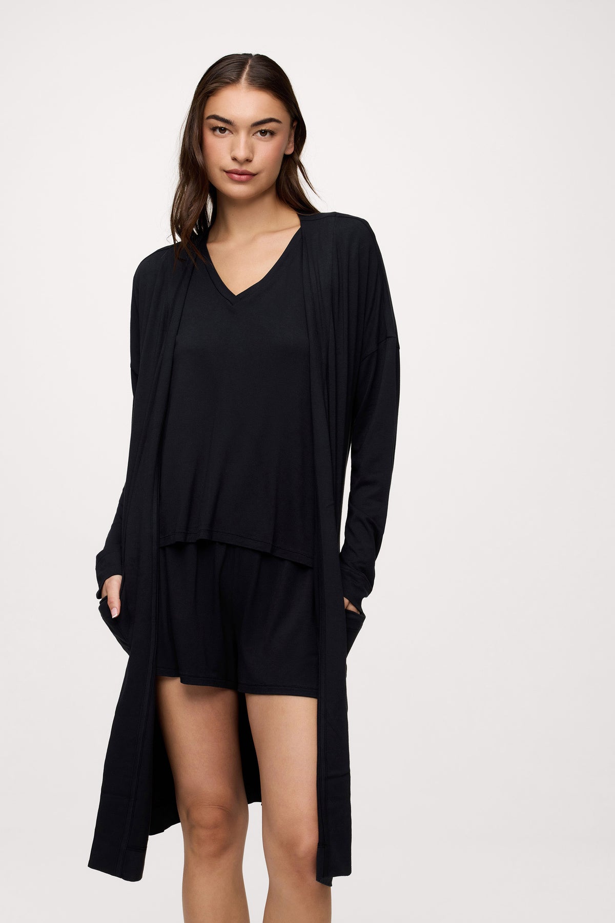 Color:Black | Lounge Robe