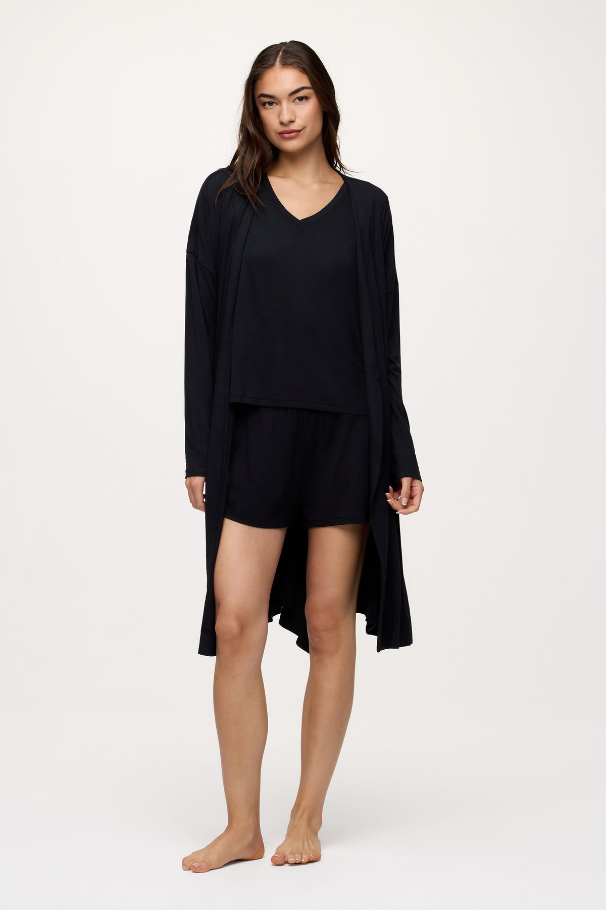 Color:Black | Lounge Robe
