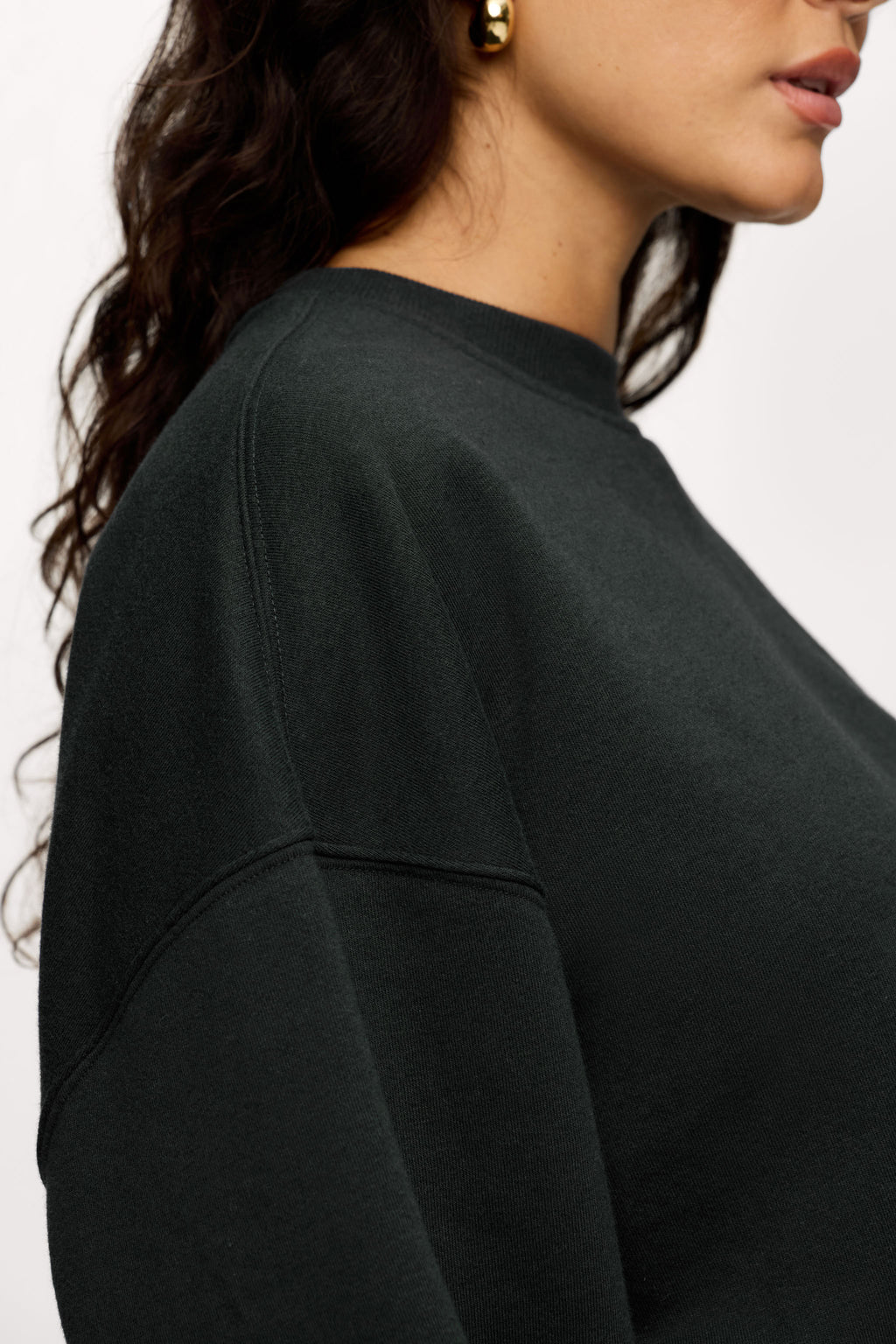 nuuds cinch waist sweatshirt, women’s sweatshirt, fleece sweatshirt women, everyday casual fleece