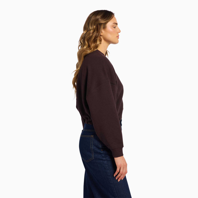 Vintage Fleece Cinch Waist Sweatshirt image 