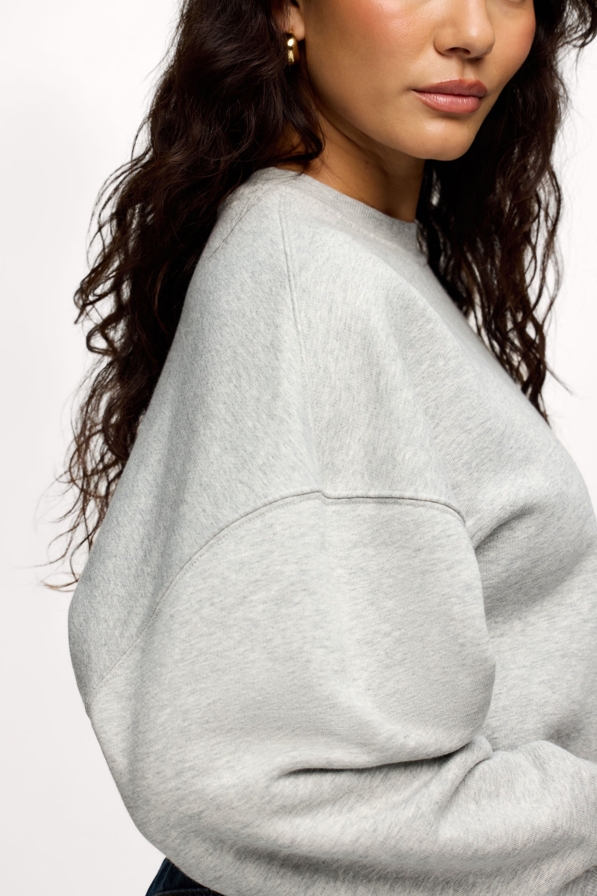 nuuds cinch waist sweatshirt, women’s sweatshirt, fleece sweatshirt women, everyday casual fleece