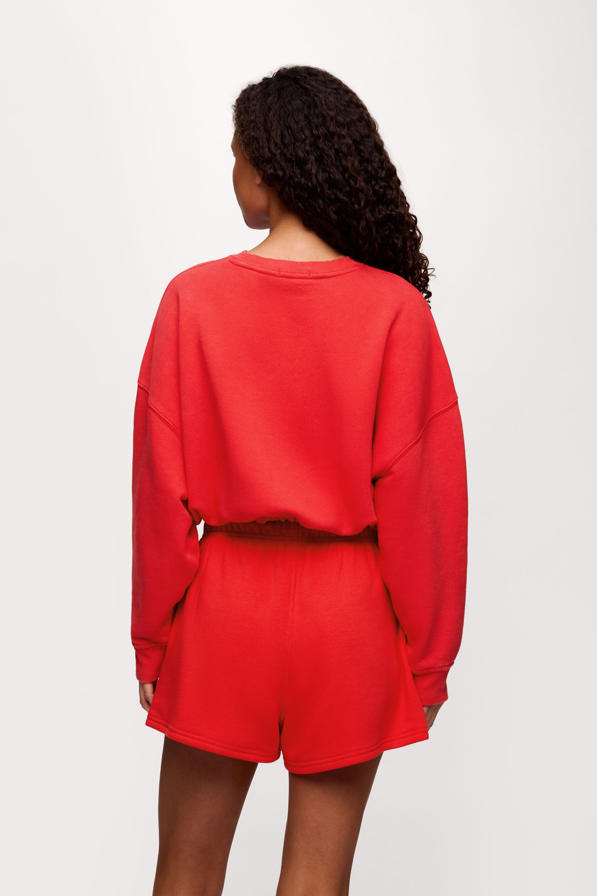 nuuds cinch waist sweatshirt, women’s sweatshirt, fleece sweatshirt women, everyday casual fleece