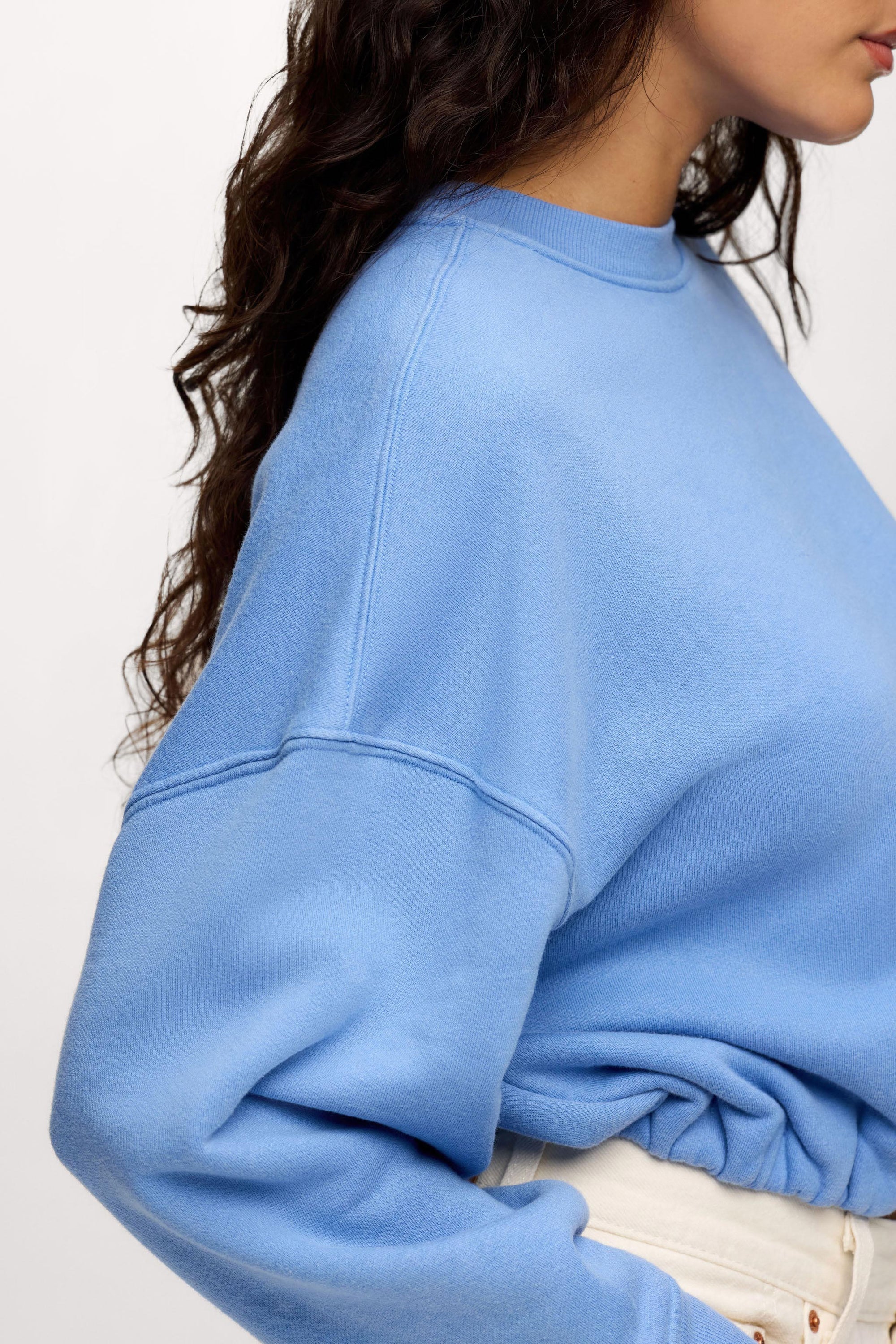 nuuds cinch waist sweatshirt, women’s sweatshirt, fleece sweatshirt women, everyday casual fleece