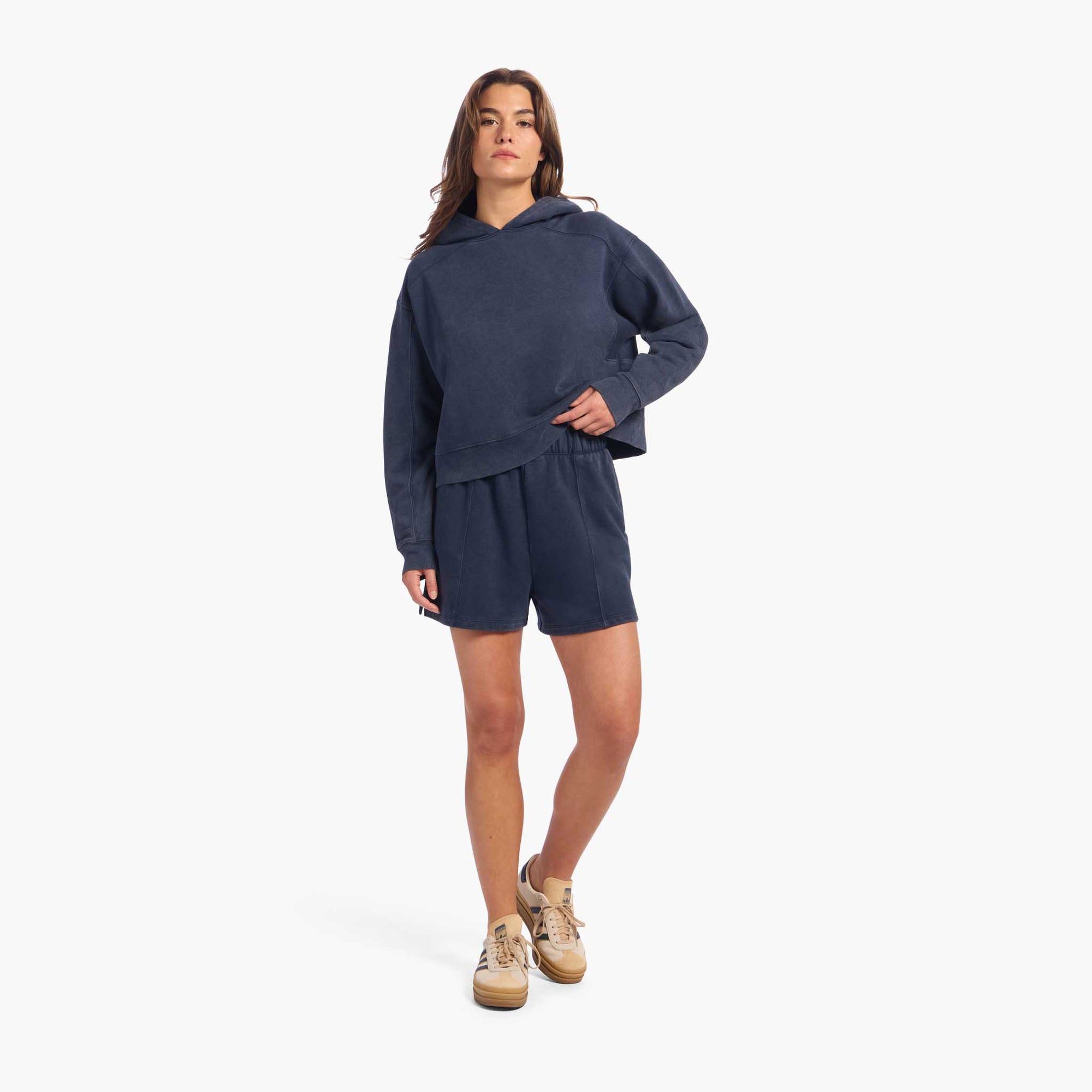 Vintage Fleece Seamed Short