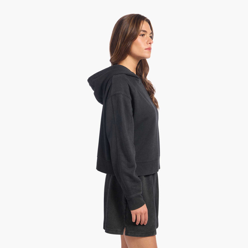 Vintage Fleece Cropped Hoodie image 