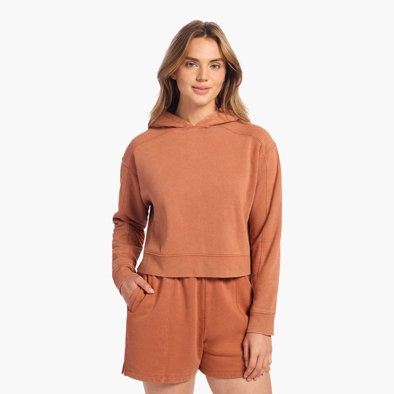Vintage Fleece Cropped Hoodie image 