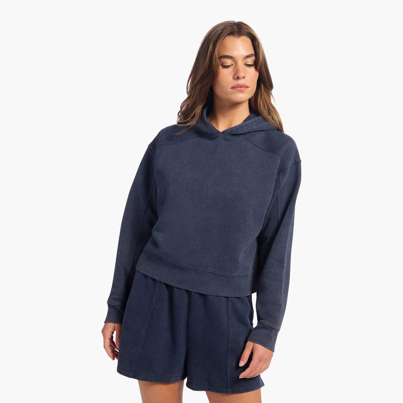 Vintage Fleece Cropped Hoodie image 