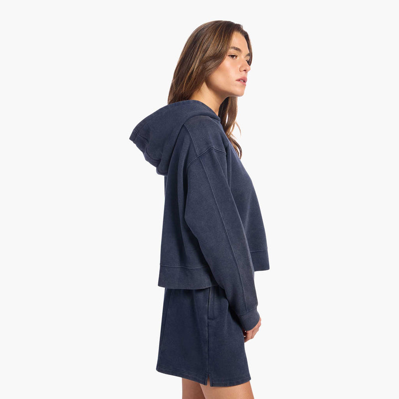 Vintage Fleece Cropped Hoodie image 