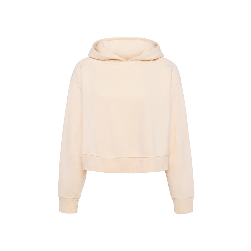 Vintage Fleece Cropped Hoodie