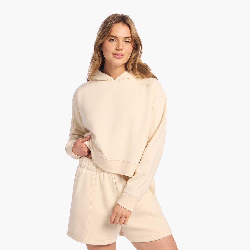 Vintage Fleece Cropped Hoodie image 