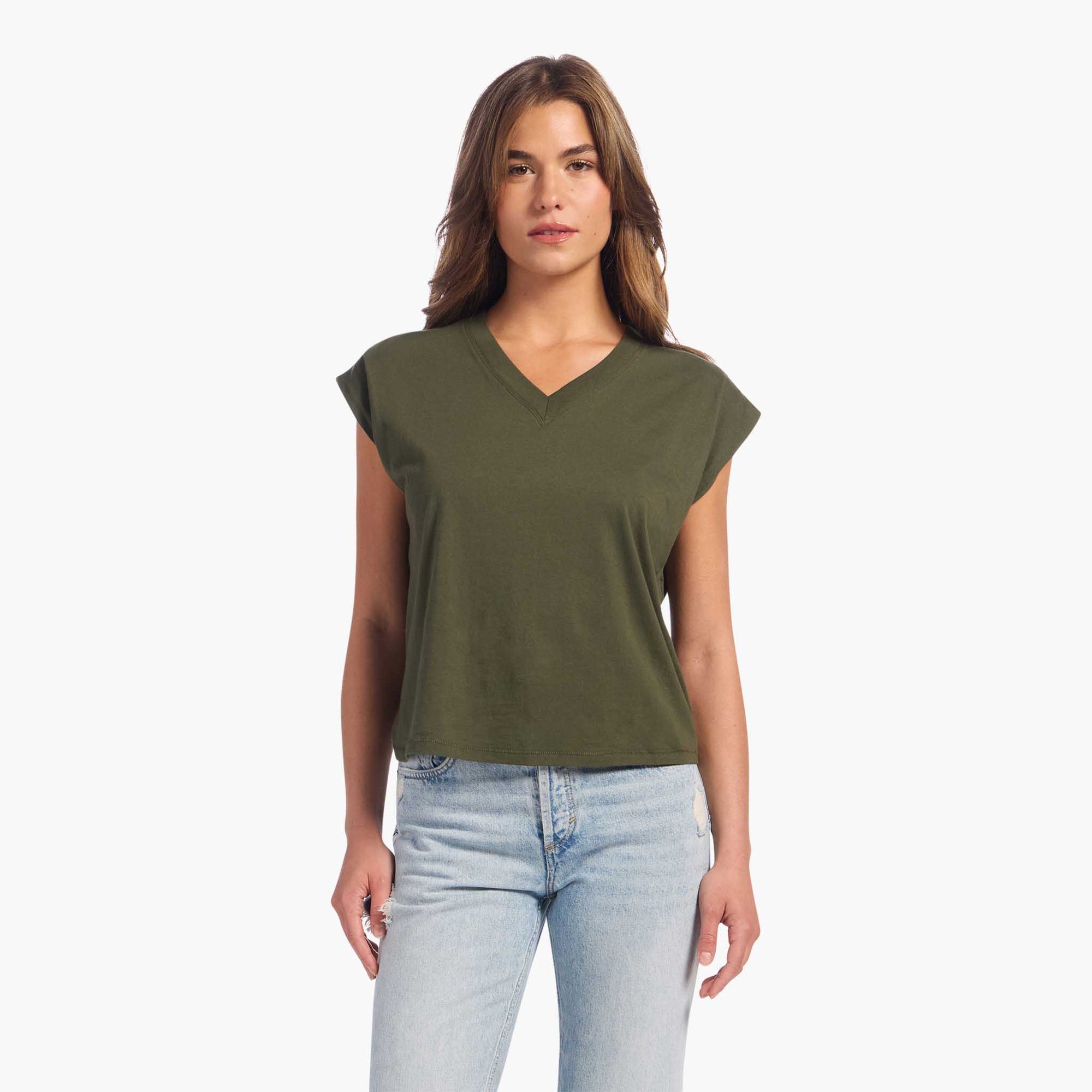 V-Neck Muscle Tee