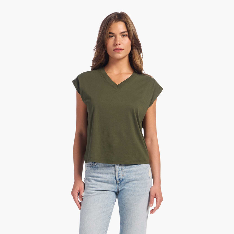 V-Neck Muscle Tee image 