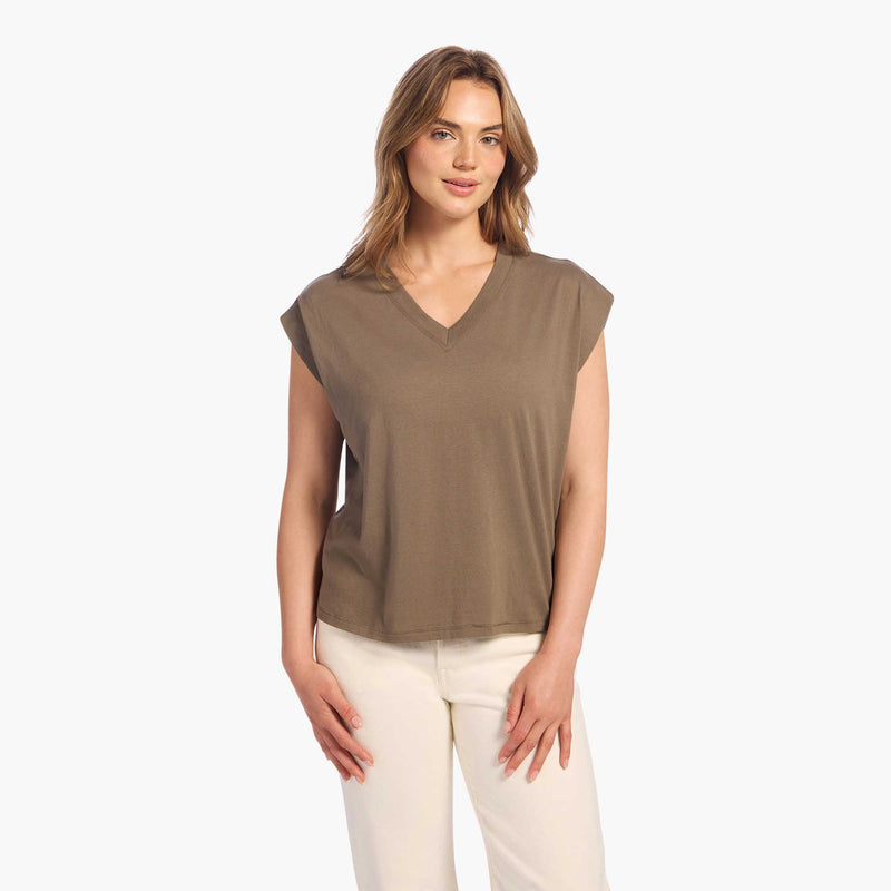 V-Neck Muscle Tee image 