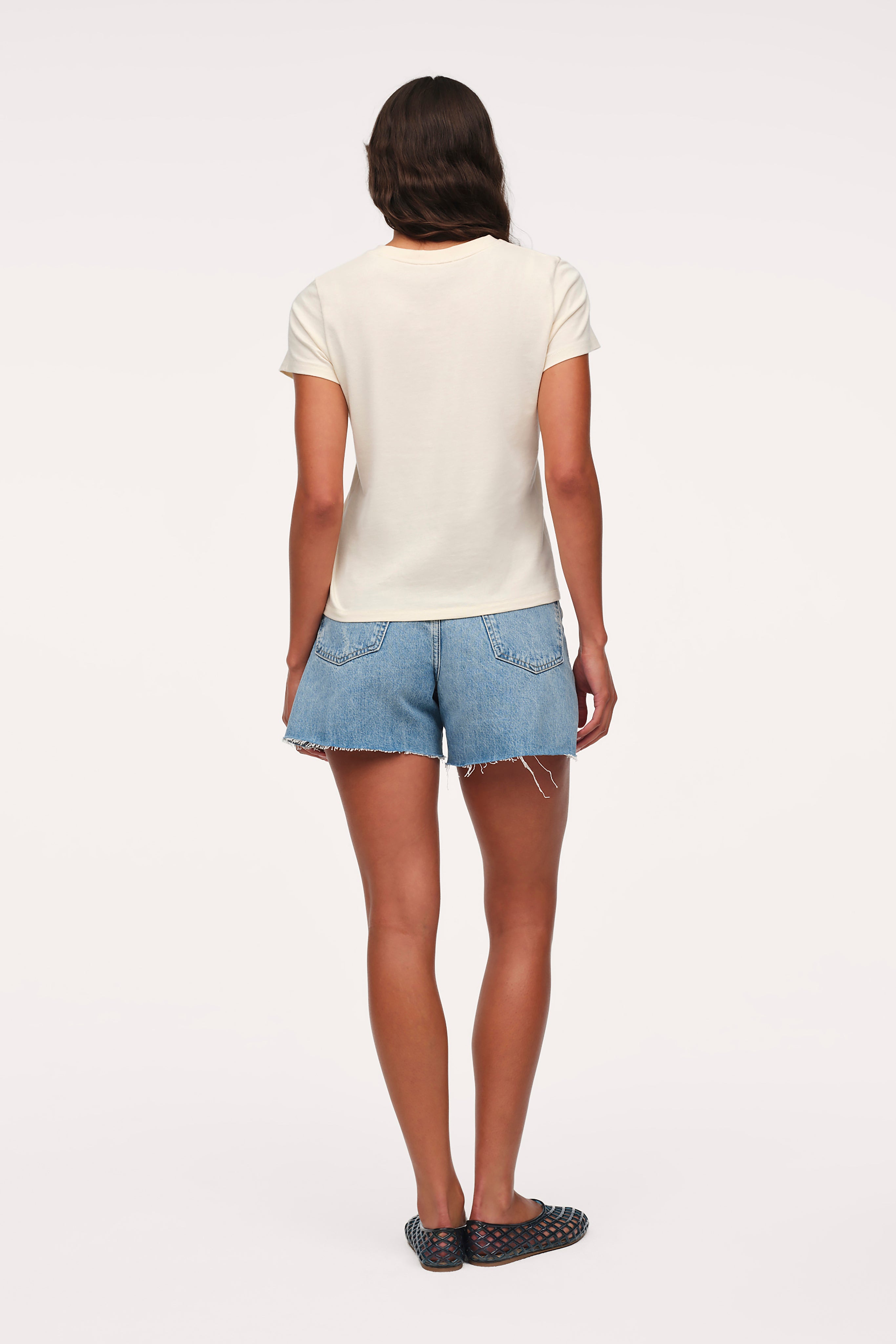 nuuds perfect tee - womens cotton t-shirt basic tees womens tops