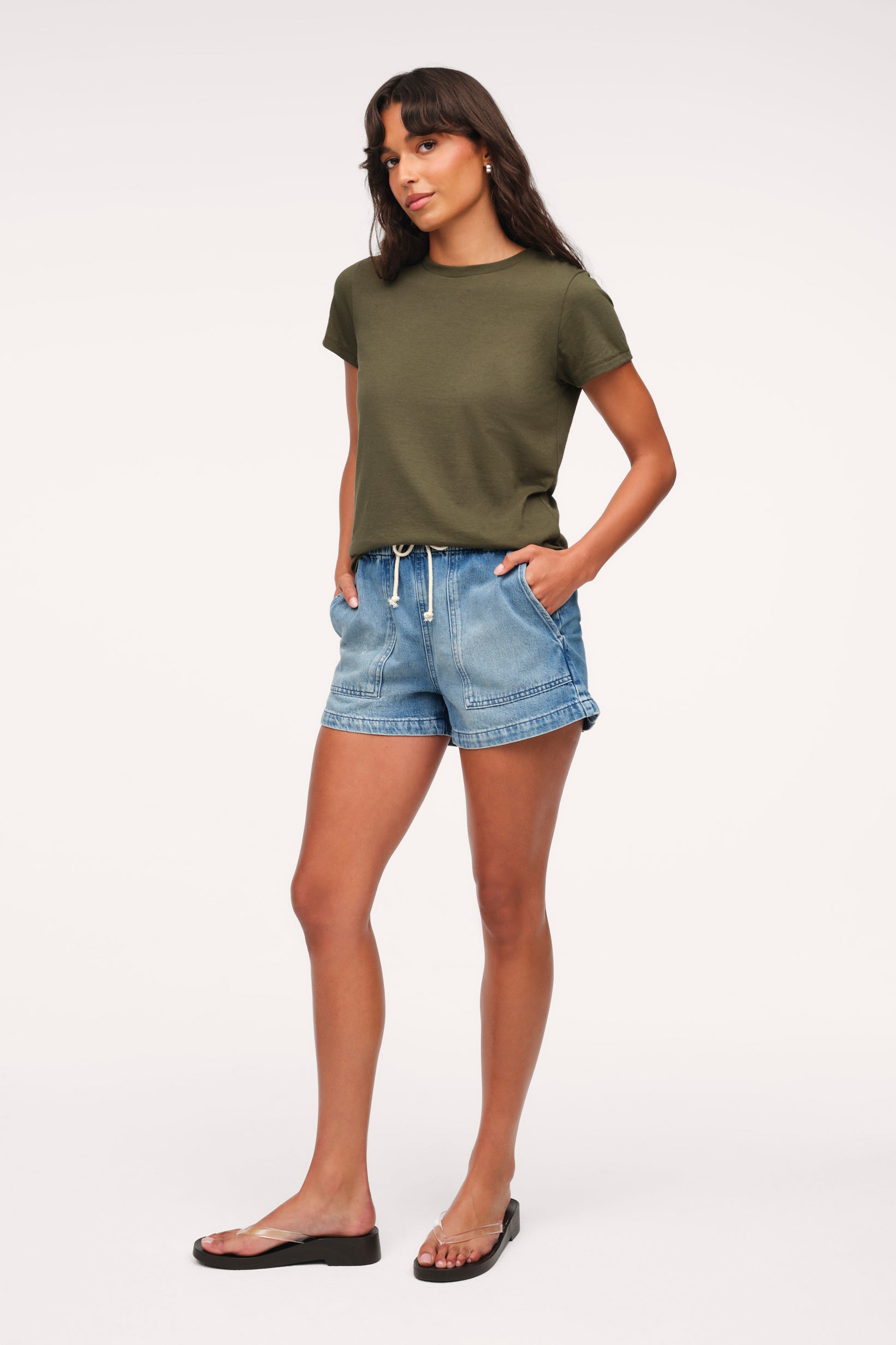 nuuds perfect tee - womens cotton t-shirt basic tees womens tops