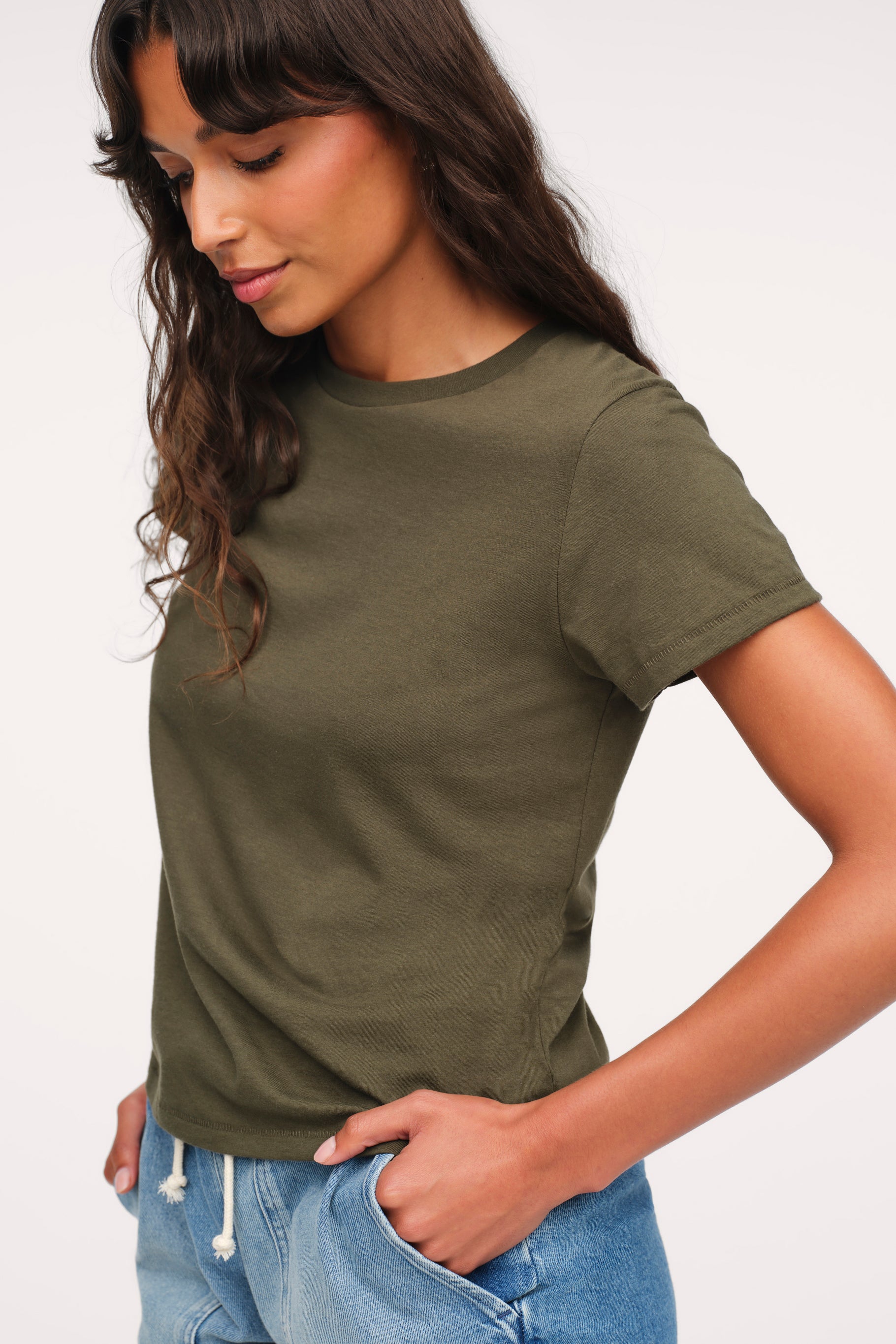 nuuds perfect tee - womens cotton t-shirt basic tees womens tops