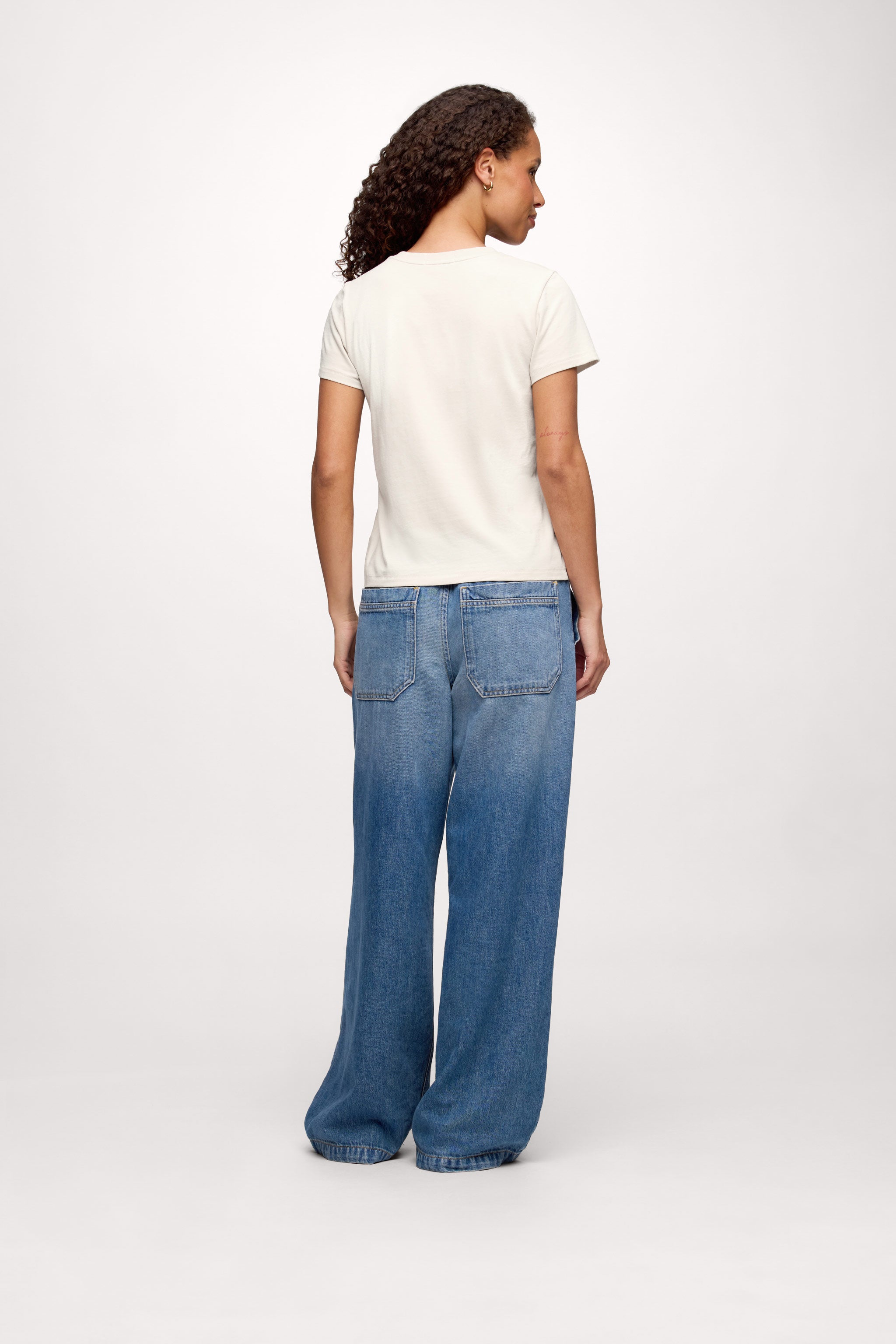 nuuds perfect tee - womens cotton t-shirt basic tees womens tops