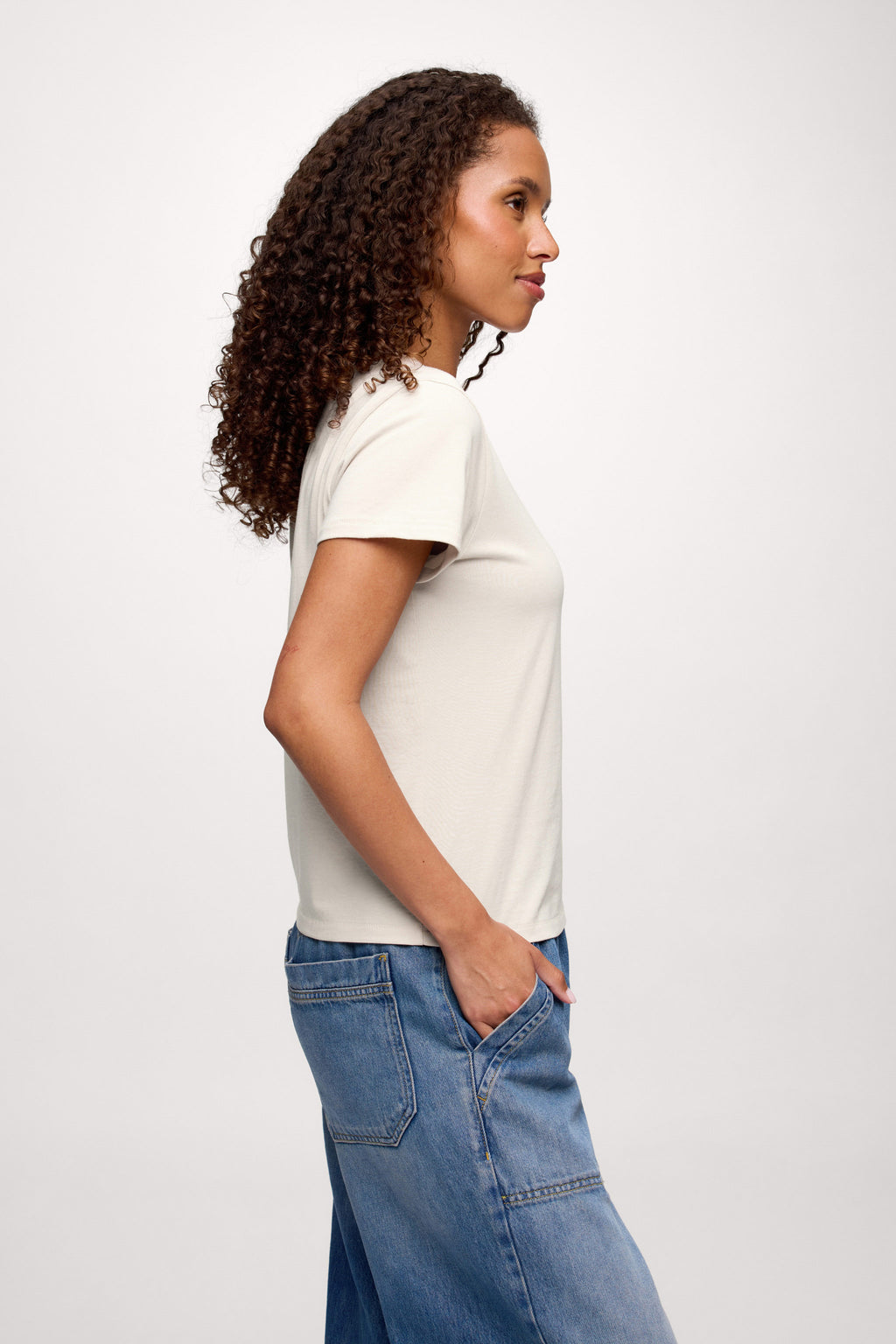 nuuds perfect tee - womens cotton t-shirt basic tees womens tops