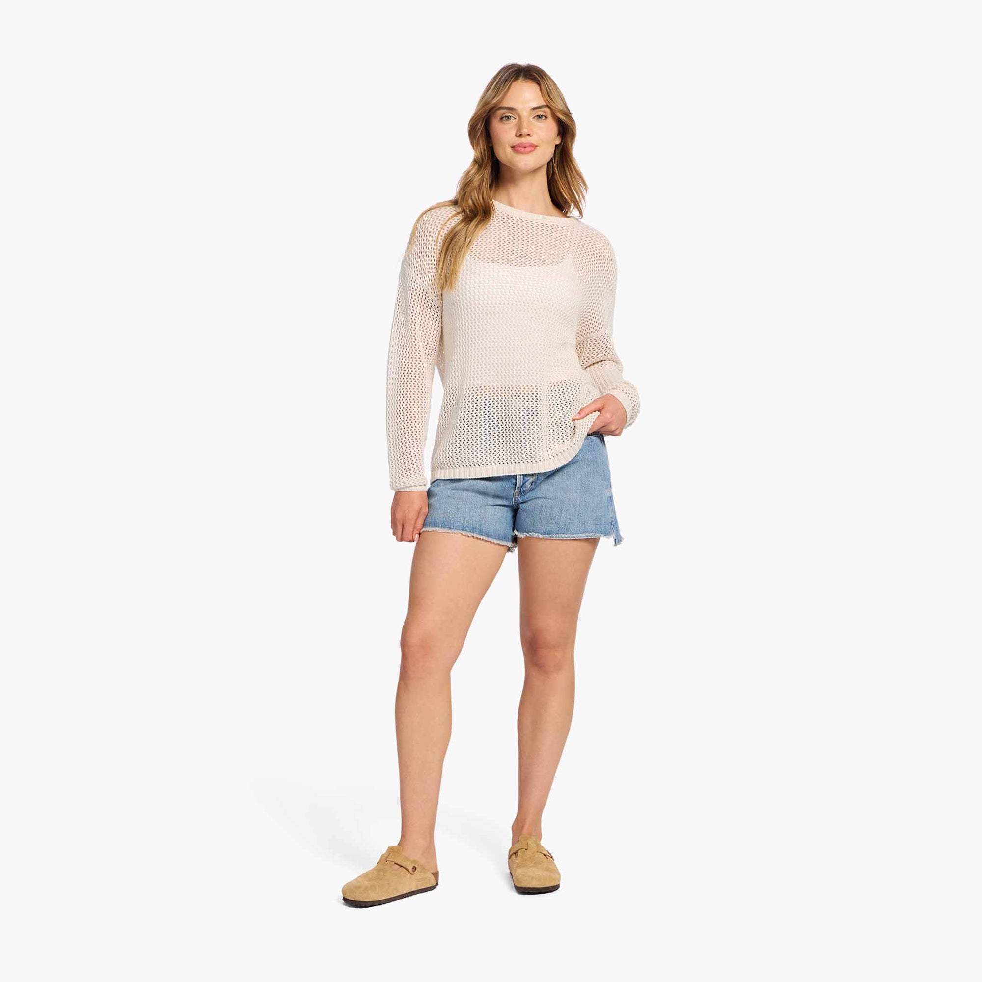 Open Knit Sweater