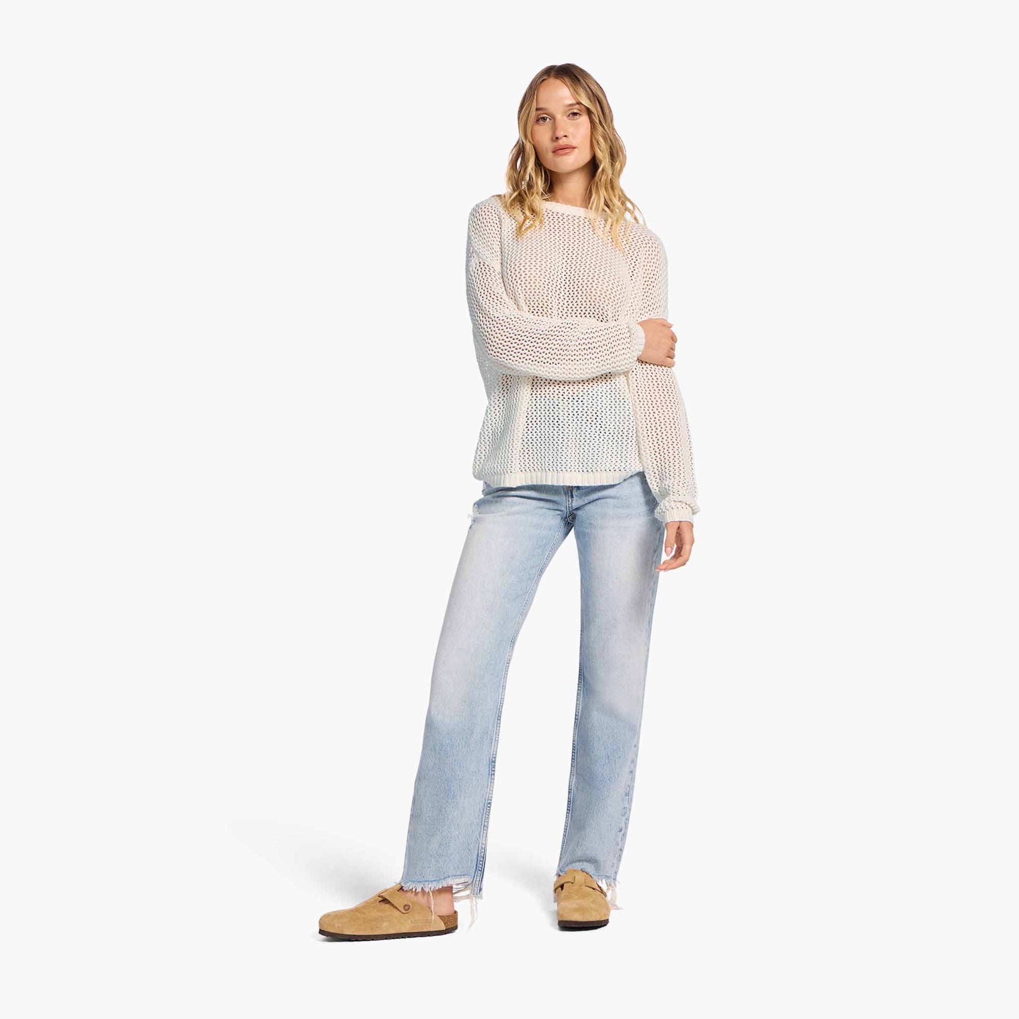 Open Knit Sweater