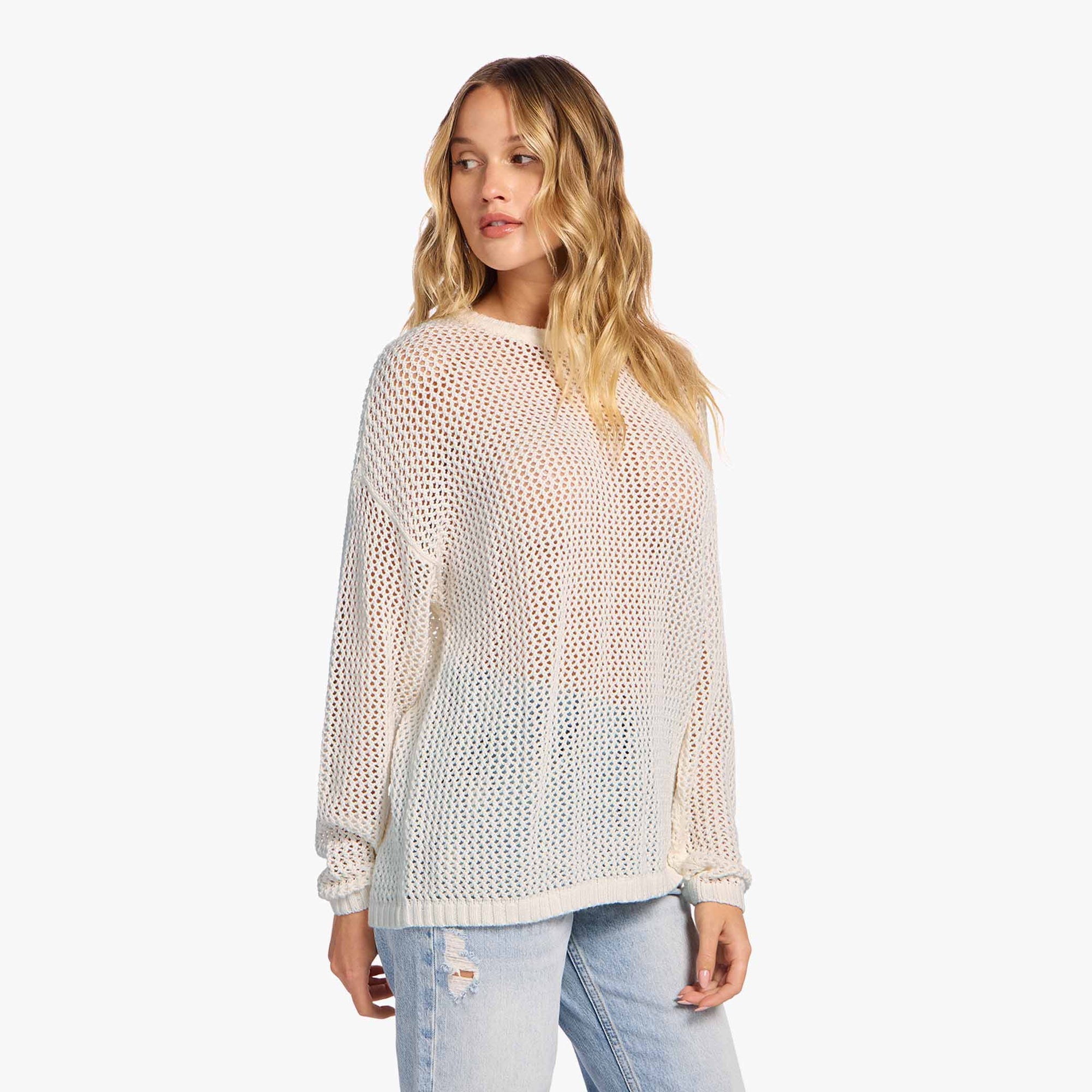 Open Knit Sweater