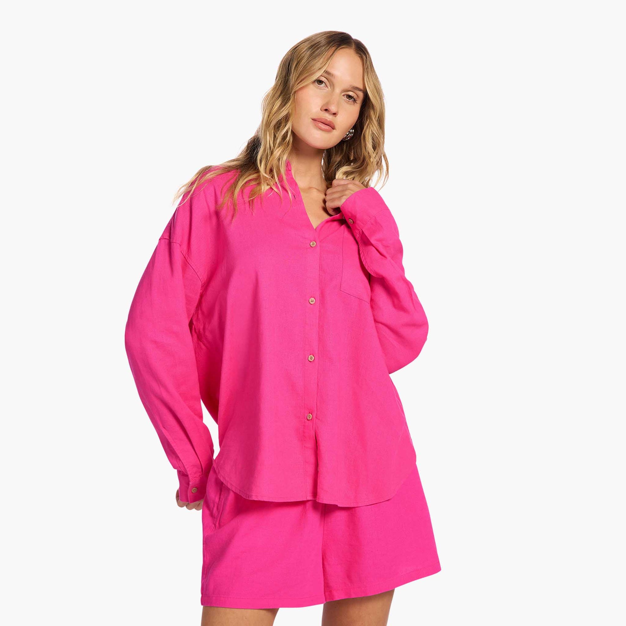 Linen Boyfriend Shirt