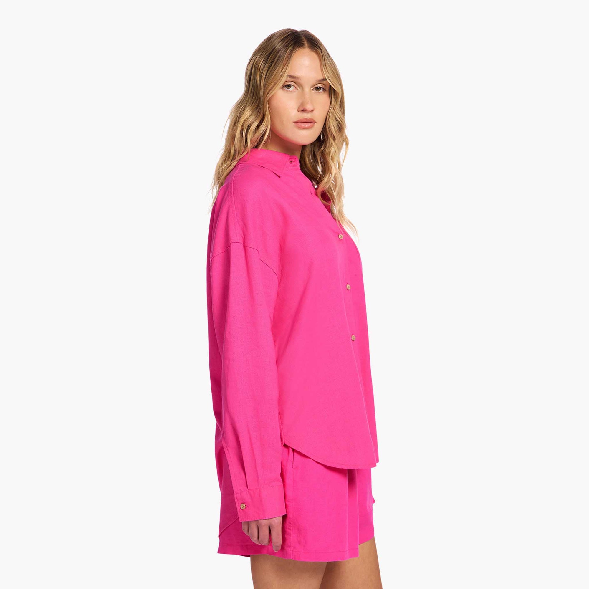 Linen Boyfriend Shirt