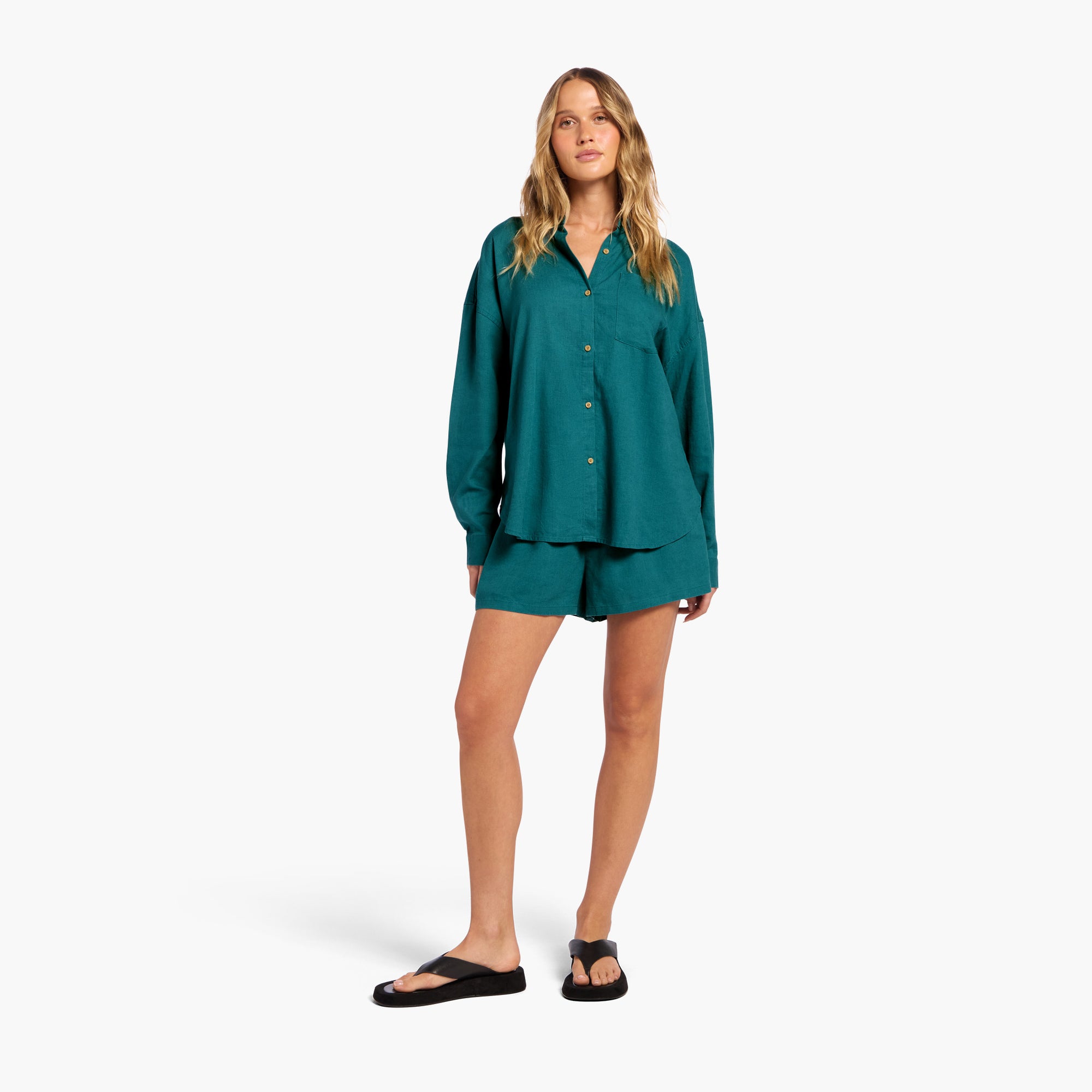 Linen Boyfriend Shirt