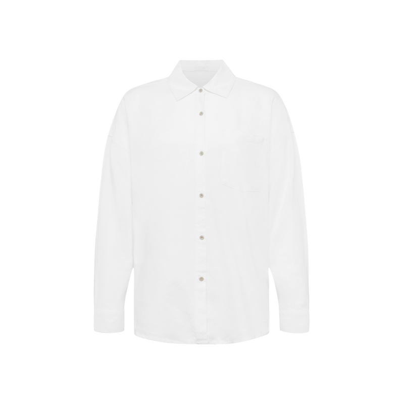 Linen Boyfriend Shirt image ghost