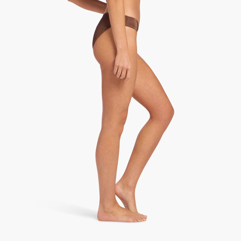 Shimmer Low Waist Bikini Bottom image 