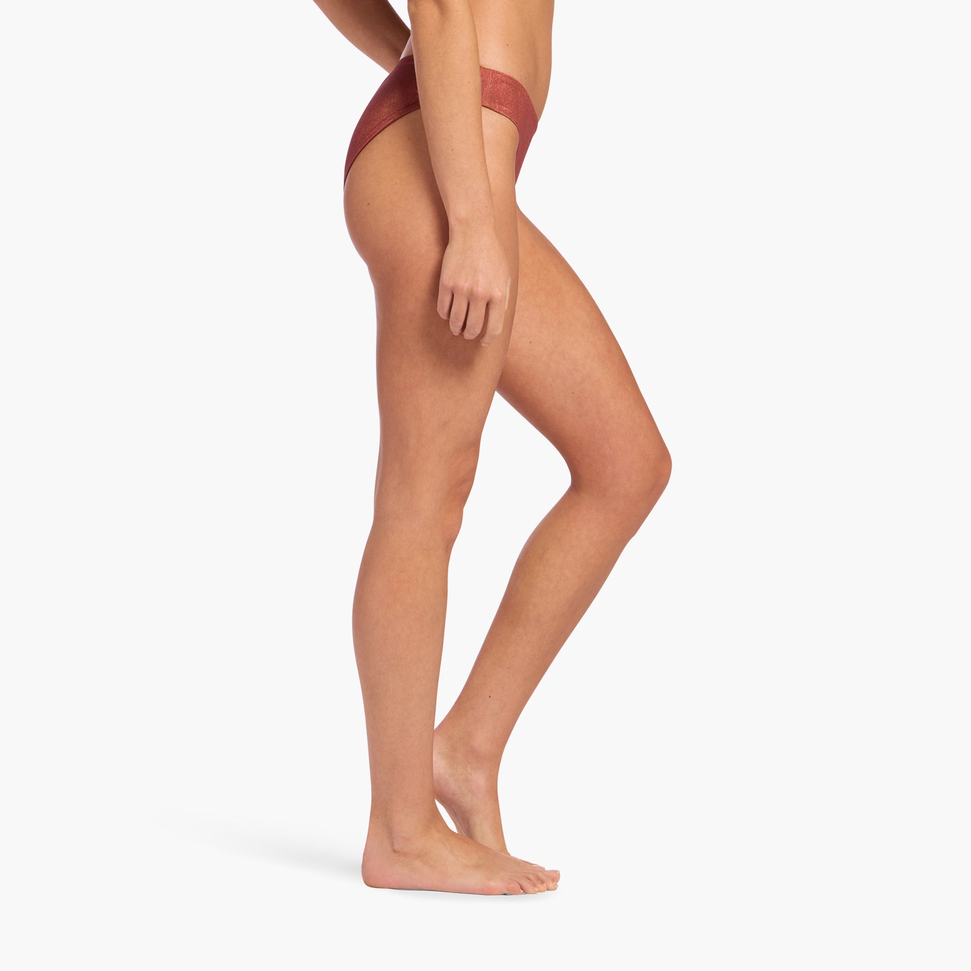 Shimmer Low Waist Bikini Bottom