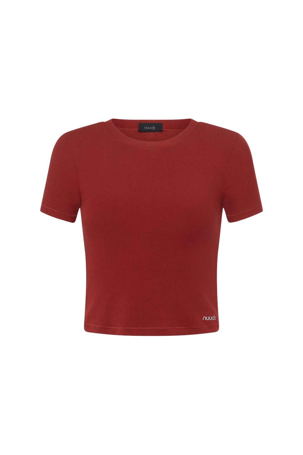 Sporty Rib Bra Tee | Scarlet