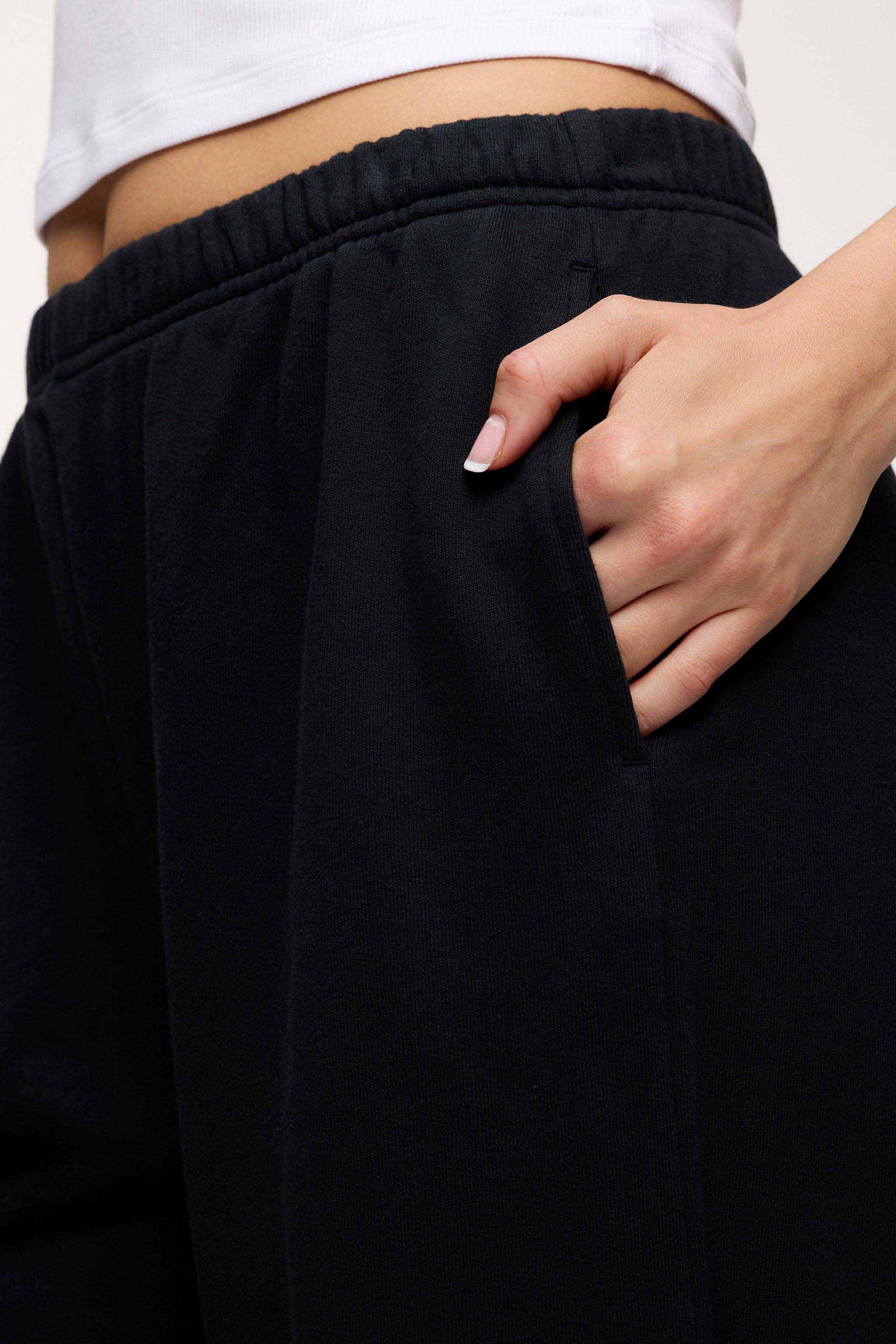 Core Fleece Wide Leg Sweatpant