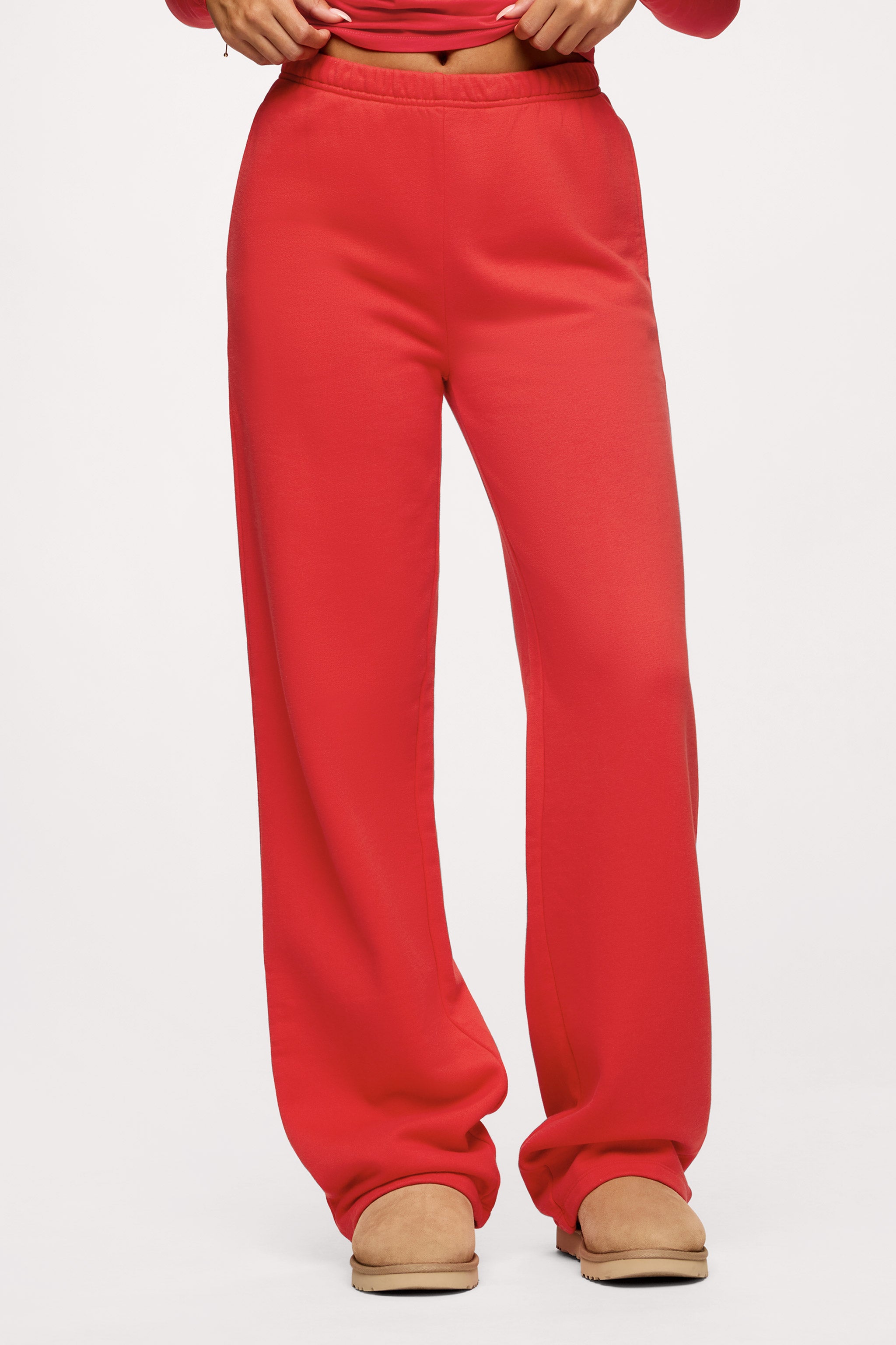 Core Fleece Wide Leg Sweatpant
