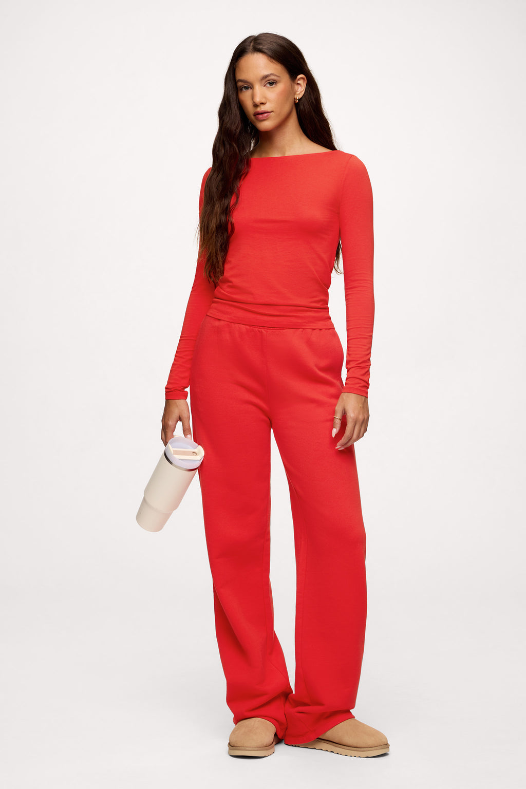 Core Fleece Wide Leg Sweatpant