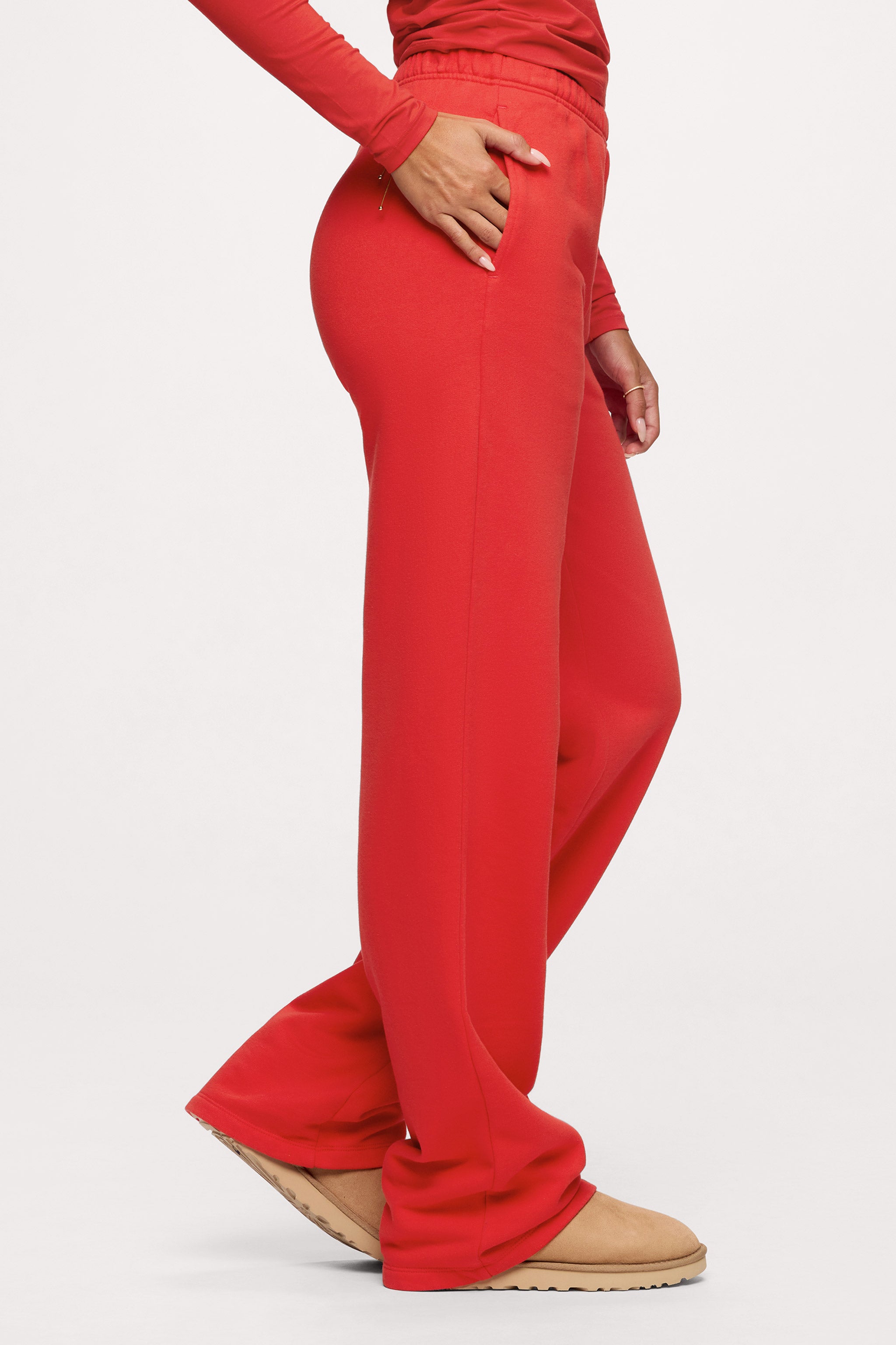 Core Fleece Wide Leg Sweatpant