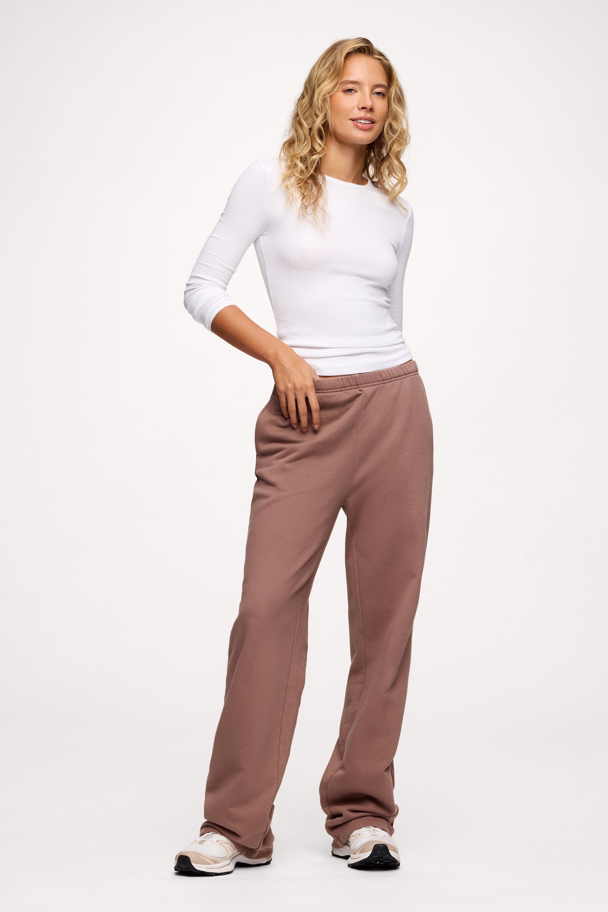 Core Fleece Wide Leg Sweatpant