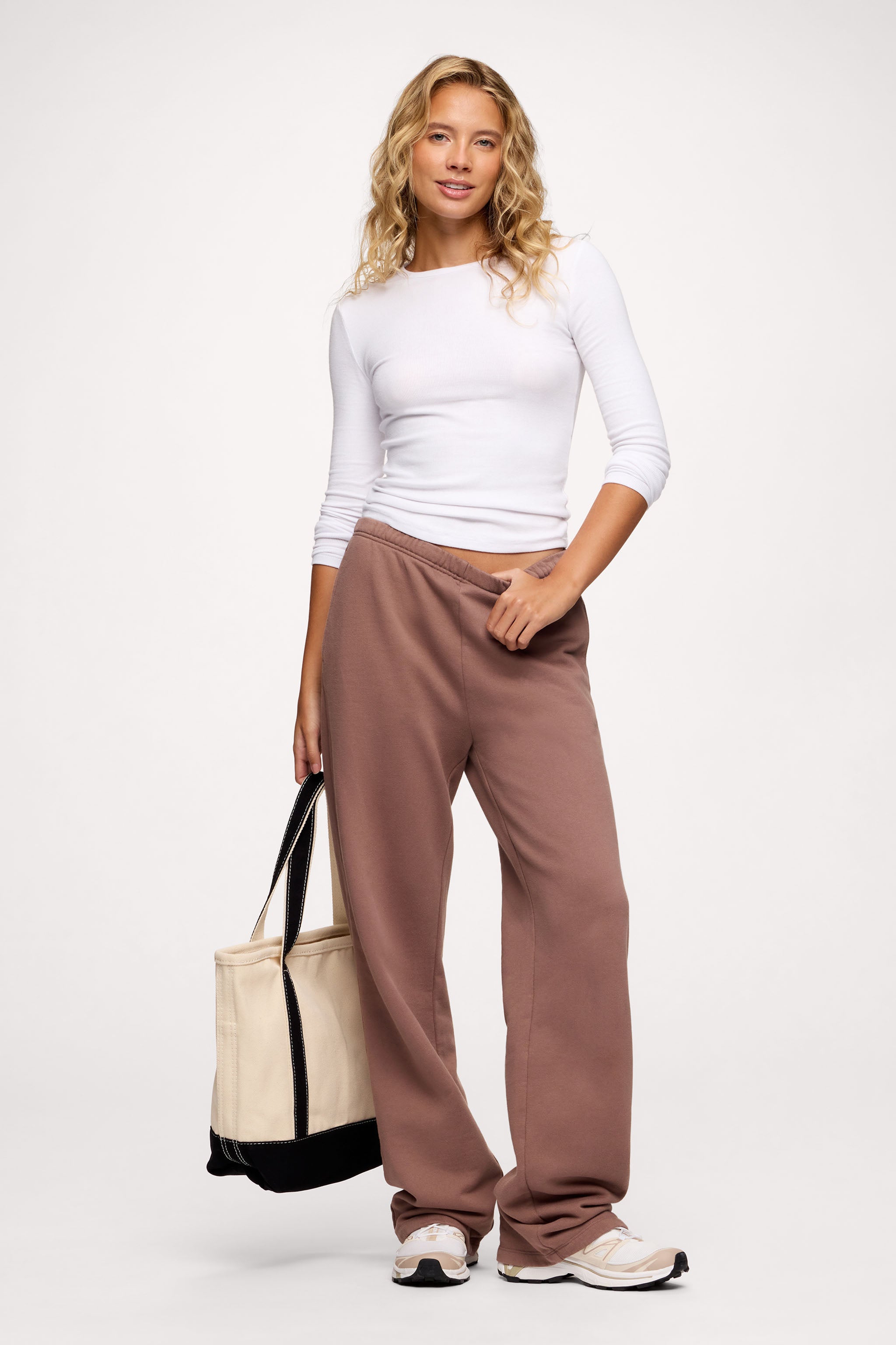 Core Fleece Wide Leg Sweatpant
