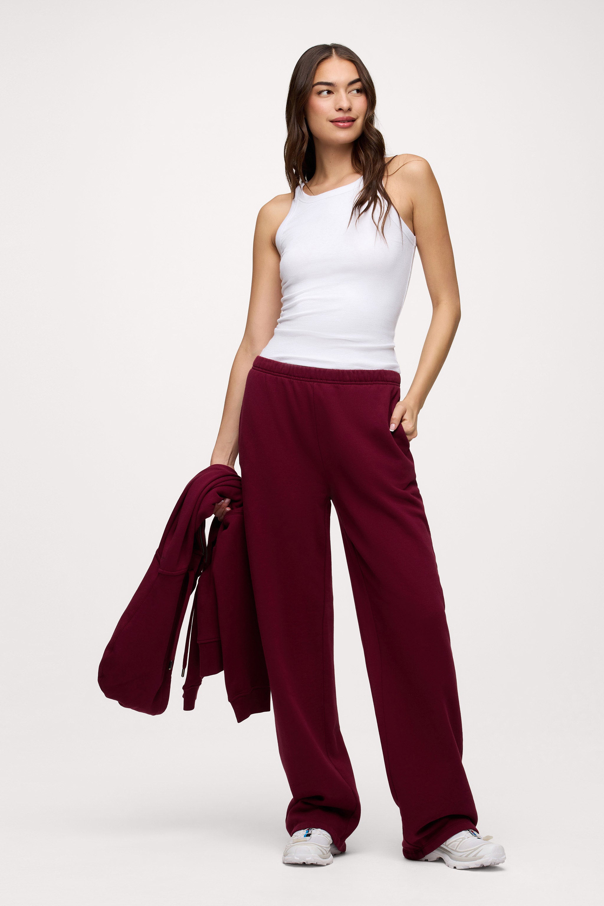 Core Fleece Wide Leg Sweatpant