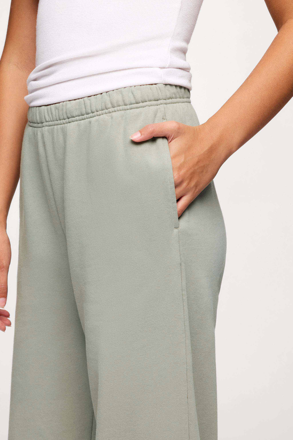 Core Fleece Wide Leg Sweatpant