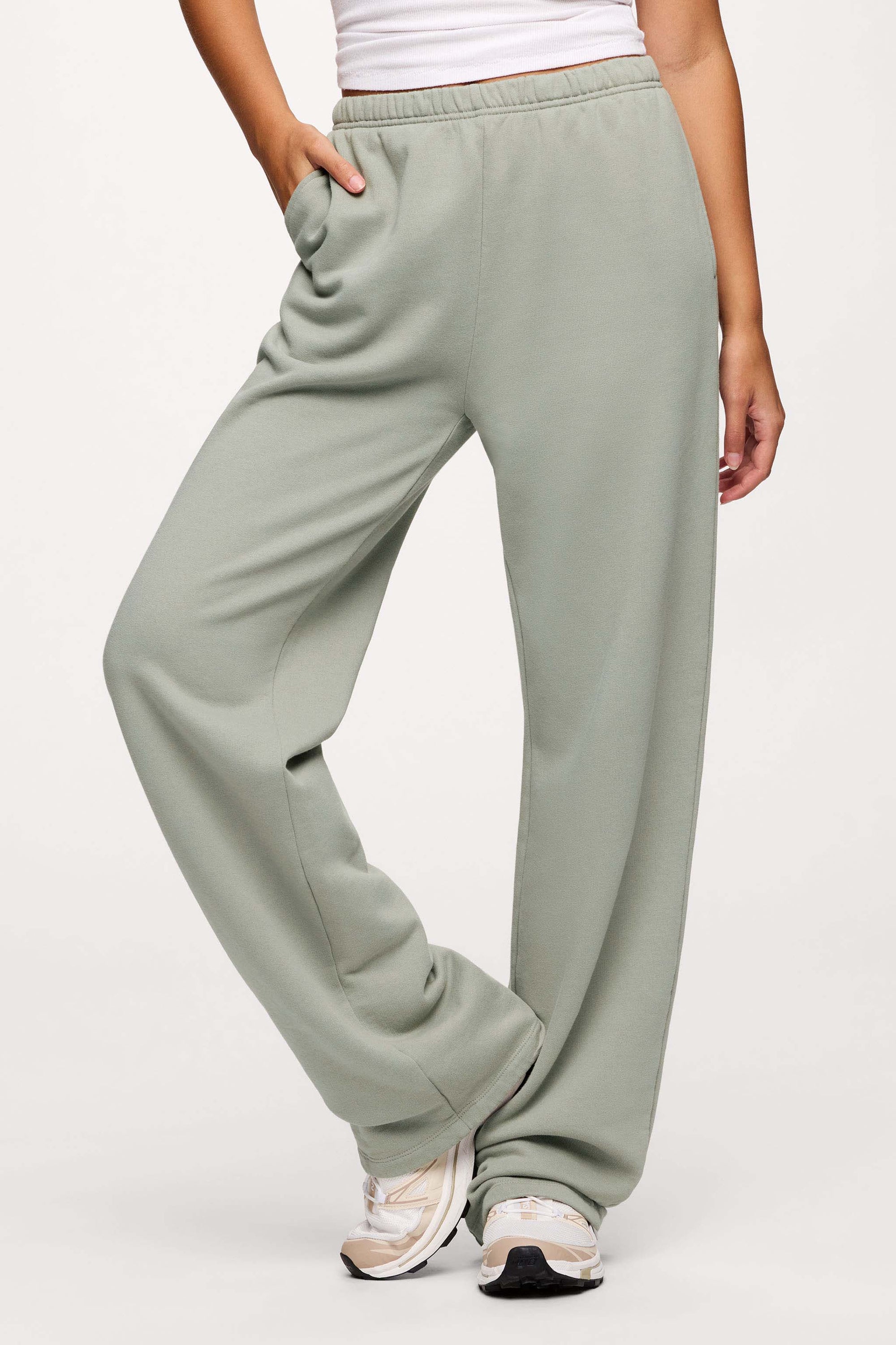 Core Fleece Wide Leg Sweatpant